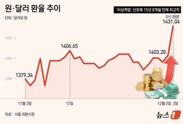 계엄령이 미치는 영향