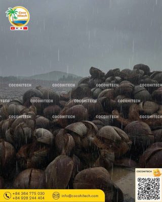 폭우에도 지속되는 COCO HITECH의 코코넛 수출