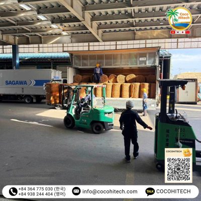 일본에서 증가하는 베트남 야자매트 수입