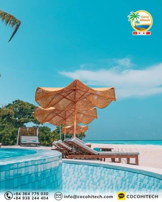 휴양지 감성을 극대화하는 야외 조경 시설물로서의 가치