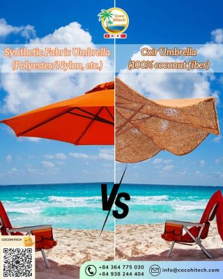 플라스틱 파라솔을 대체하여 탄소 발자국을 줄이는 효과