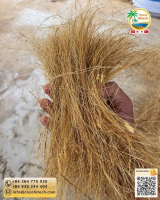 브리슬 파이버를 포함한 코코넛 섬유의 길이별 분류 기준