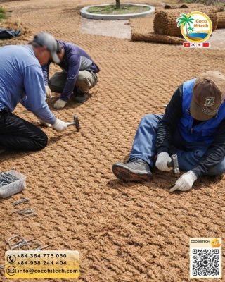지반 상태에 맞는 U자형 고정 핀의 길이 선택과 설치 간격
