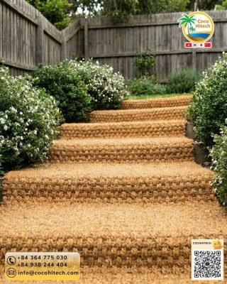 폭 0.6미터부터 2.0미터까지 다양하게 생산되는 야자수 매트의 주요 규격