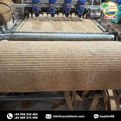 섬유를 눌러 만든 압착 가공 코이어펠트의 유연성과 성형 용이성