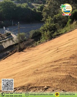 주트 네트 및 일반 토목용 섬유와 비교한 코아네트의 고유한 장점