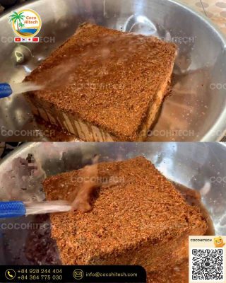 고압축 브릭의 물 흡수 후 부피 팽창 비율 분석