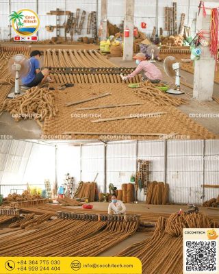 보행 매트 제작과 토목 섬유 용도를 위한 야자로프 활용법 그리고 잡초 억제 효과