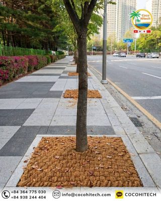 쾌적한 보행 환경 조성과 도시 생태계 보호에 기여하는 수목보호매트의 역할