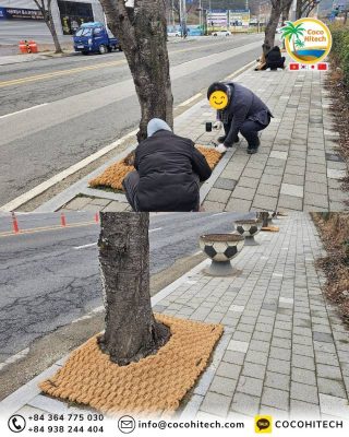 유지 관리 비용을 대폭 절감하는 수목보호매트 간편 설치 방법