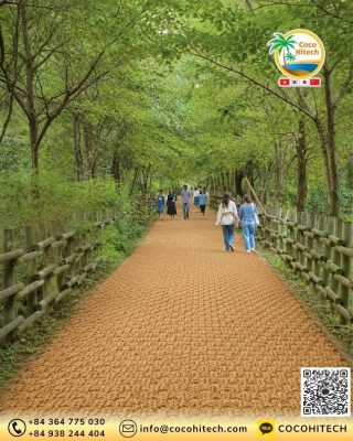 공원 산책로에 친환경 야자매트가 적합한 이유