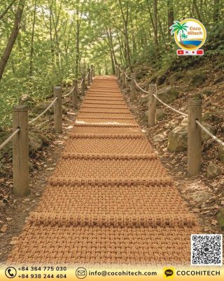 등산로 및 급경사 구간용 논슬립 야자매트
