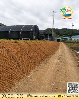 토사유실 방지 야자매트 시공 방법