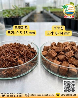 Cocopeat와 Coco Chips는 어떤 역할을 할까