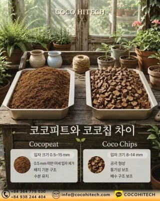 코코피트와 코코칩 차이 한눈에 비교